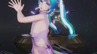 ¡Hatsune Miku JUMP UP por 四季大枣! Video MMD Sexy y Audaz