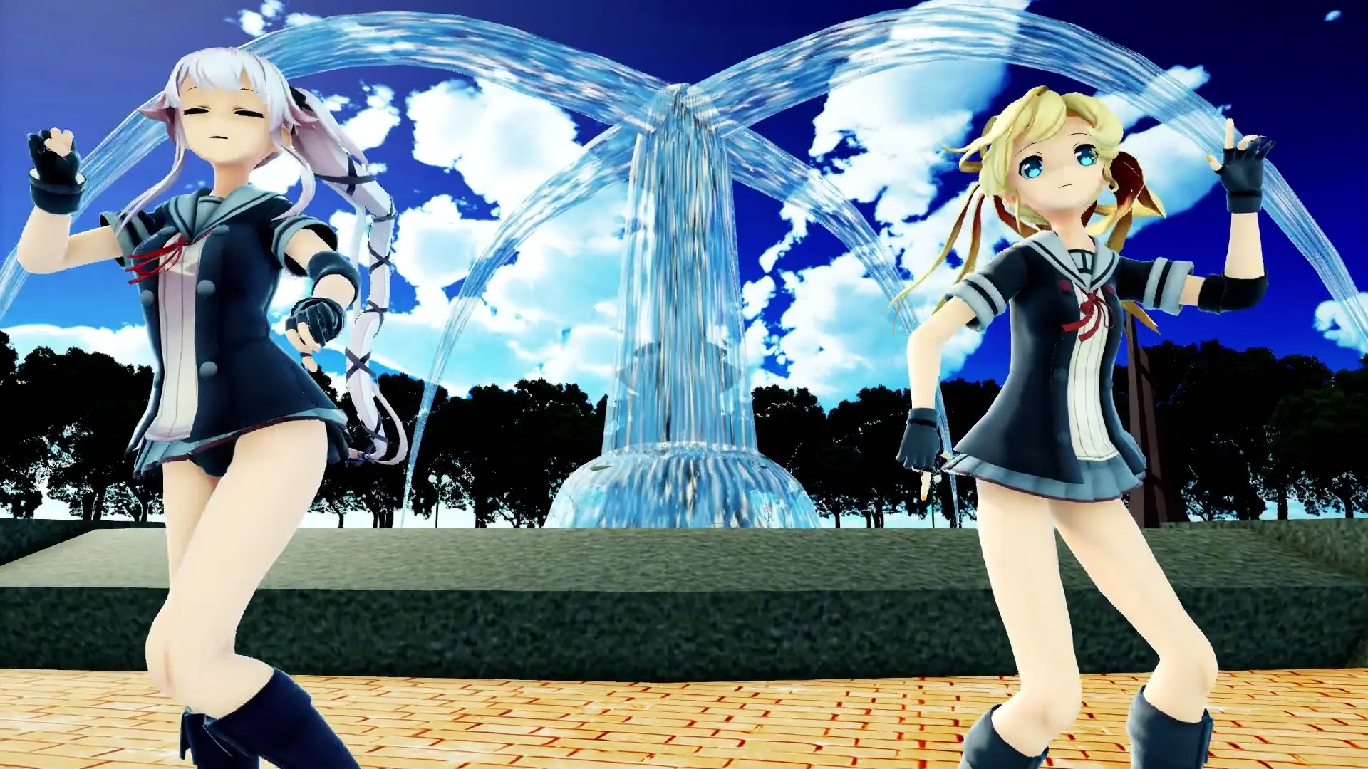 Wakame-chan en Yura & Abukuma con Loki Himehina - Kancolle MMD Sexy