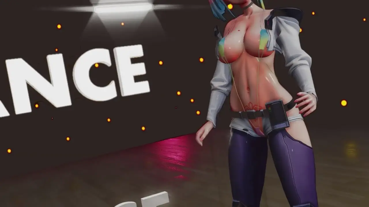 MMD賽博朋克：Edgerunners Lucy 舞動K/DA《MORE》| OneDanceMMD