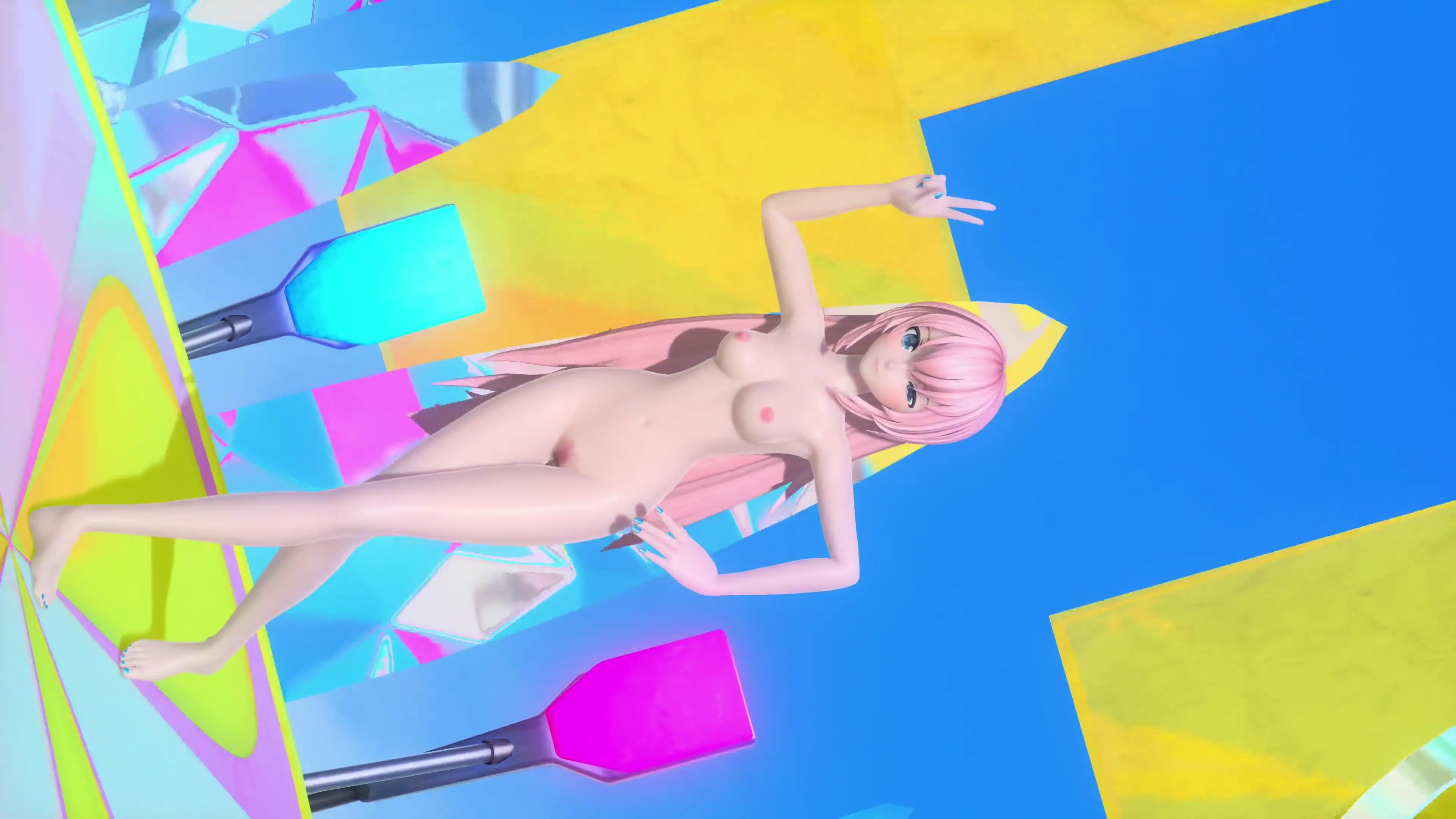 Yellow_lula-Cover- Megurine Luka Nude dengan Payudara Besar