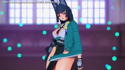 【MMD Zenless Zone Zero-ZZZ】《Hoshimi Miyabi》Tari Seksi MAMAMOO - ILLELLA