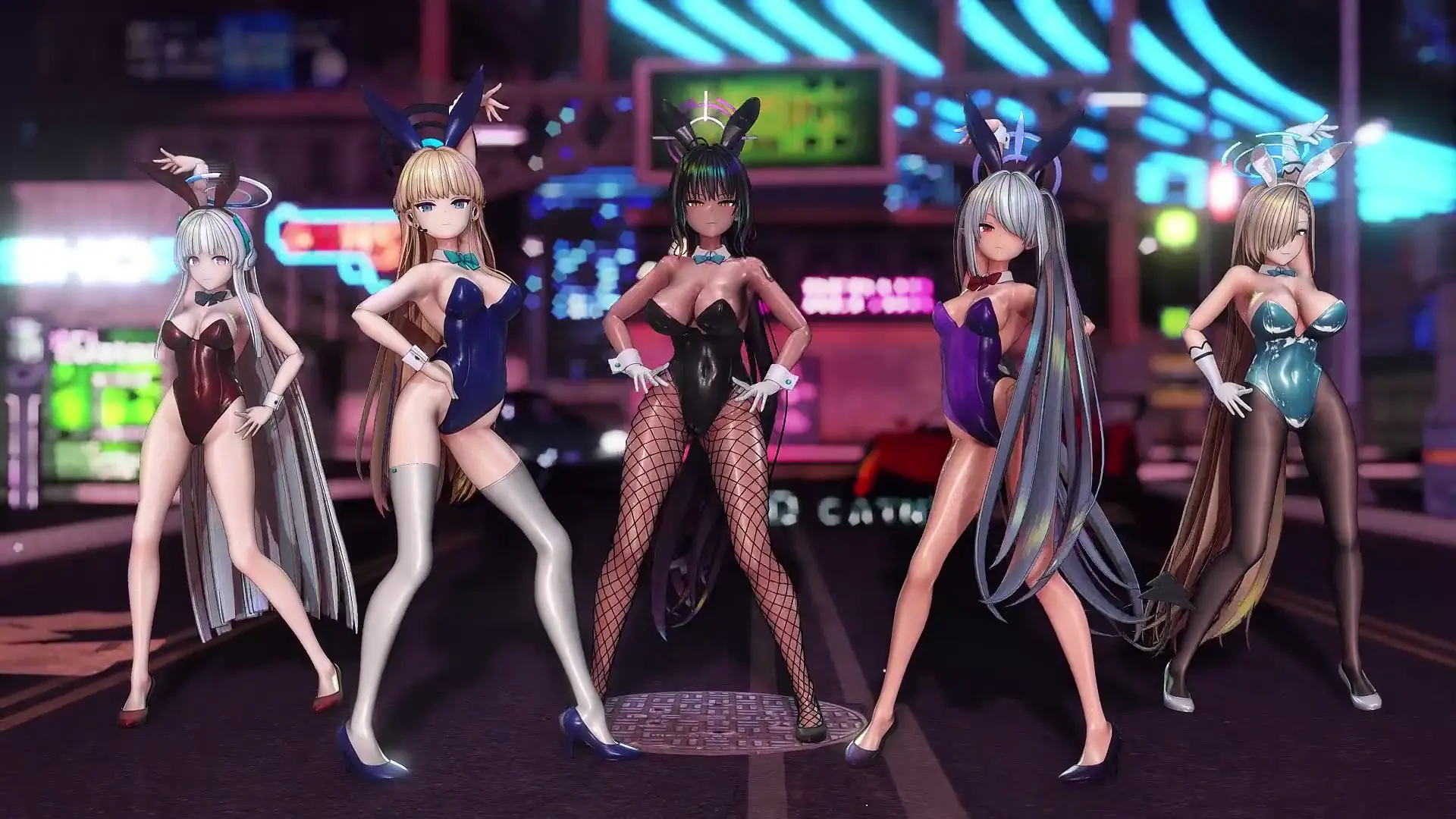 【BA】WANNABE – Qcatnip 與 Asuma Toki 等兔女郎 MMD 舞蹈