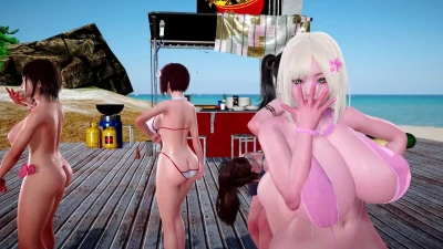 【HS2】Carry Me Off: 5p Bikini Seksi dengan randoroado Berpayudara Besar