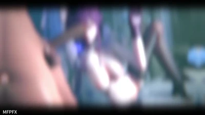 HMV – Silver Threesome Sensual dengan 魔法披风X yang Menggoda