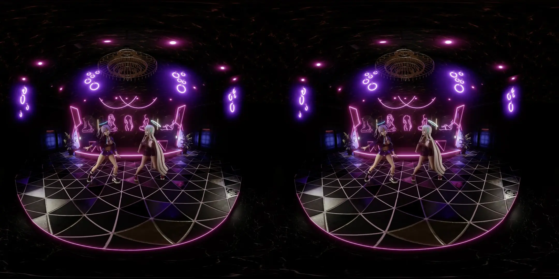 【VR】Noah&Yuuka — ChatterChatter в VR180 с моделью Blender