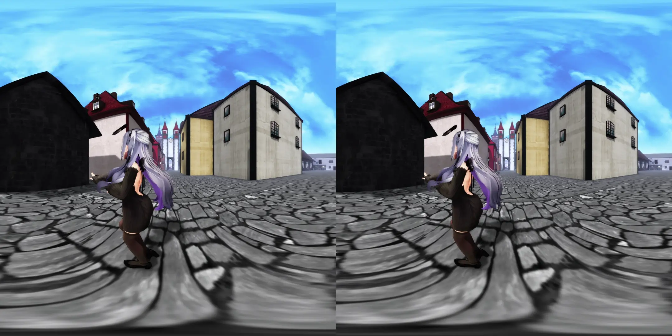 【VR180】amnknt_おじゃま虫 com 踊リ撮リV - amane_kanata VTuber Hololive!