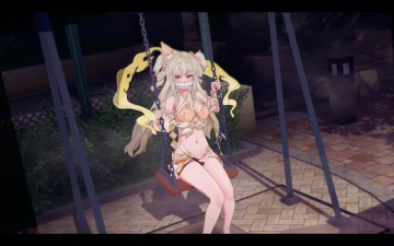 Lerquter и горячий 松雀 в Koikatsu Honkai Impact 3rd