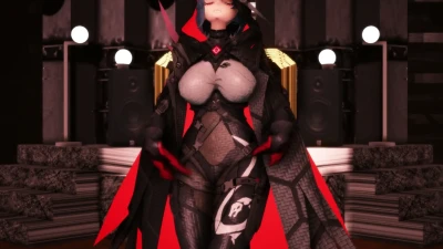 Jackal & Raven /- Eleven: Greeny Dançando Honkai MMD Sexy