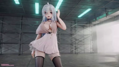 83.HAKU-Catch Catch - 精美01musume Blender動畫影片