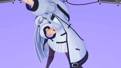 Confronto Incendiário: Hand-san VS Secretary-san no Blue Archive MMD