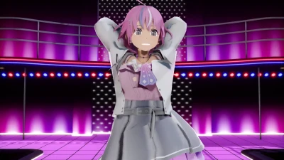VRアリ: pn вызывающий танец с разведёнными ногами + обратная панорама 【MMD/R18】 с ルクザール下級領事
