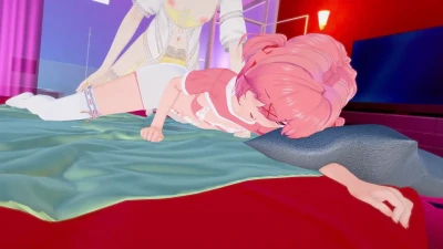 Futa Rin & Natsuki Explosiva Ação Futanari com RinAiri~
