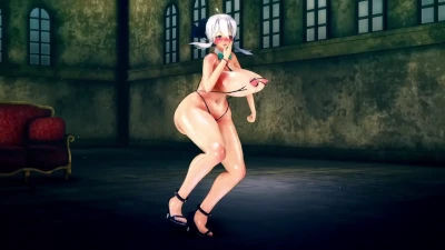 ฮาคุซังเต้นแบบคนคลั่งไคล้ - JOP Vocaloid MikuMikuDance