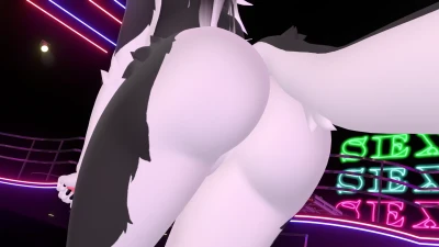 VRChat Furry MMD เต้นเซ็กซี่โดย DarkWolf【R18】1440p 60fps