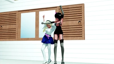 [Ray-Mmd 4K] 跟隨領導者 與 Kaat & Izumi 清水 牡丹舞
