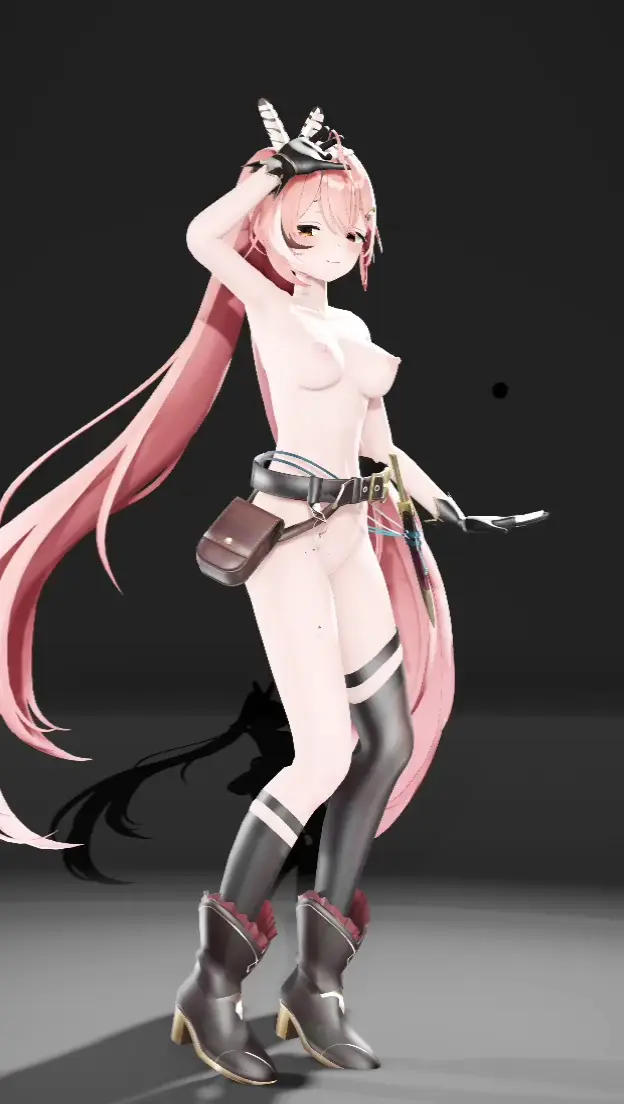 4K Nanashi Mumei ライカ MMD R-18 裸體 Hololive 影片