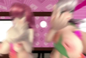 Эротичный эффектный танец Данчо и Сенчо с yoshino | Vtuber MMD