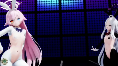 Hoshino x Hina - III 【MMD Blue Archive】 Menawan Ikyouno Model
