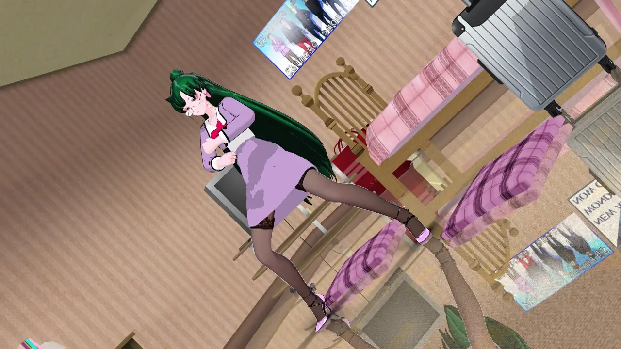 MMD R-18 TheMagicBomb 'setsuna suit' A03A - Mikumikudance Seru