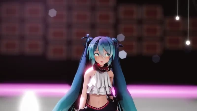 【MMD R-18】Mikurin 展現《Right Shoulder Butterfly》與初音未來