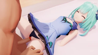 [CFD-154] Uruha Rushia Vtuber MMD ซีนครีมพายเซ็กซี่